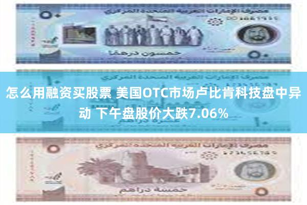 怎么用融资买股票 美国OTC市场卢比肯科技盘中异动 下午盘股价大跌7.06%